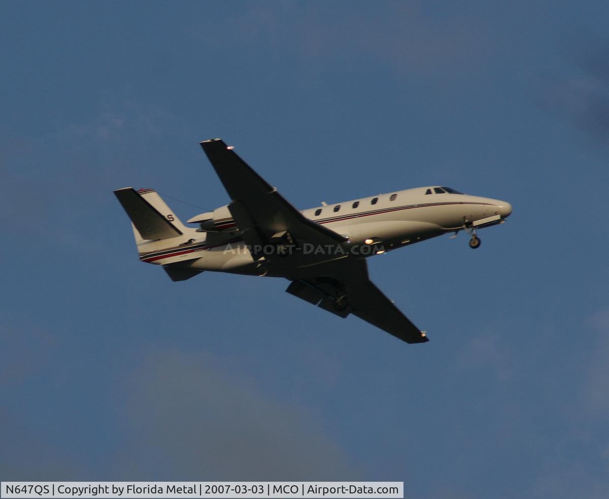 N647QS, 2005 Cessna 560XL Citation XLS C/N 560-5547, Net Jets
