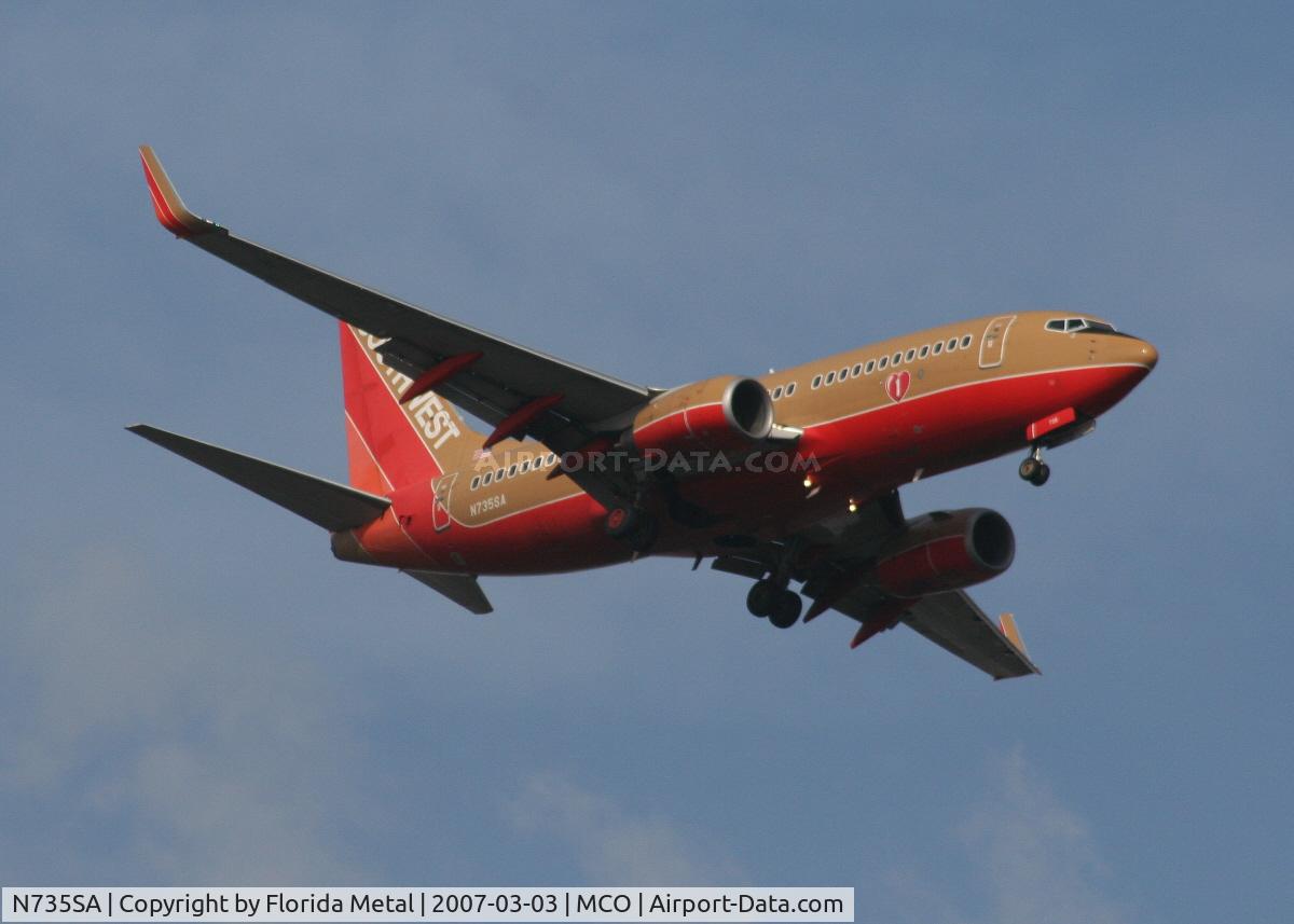 N735SA, 1999 Boeing 737-7H4 C/N 27867, Southwest