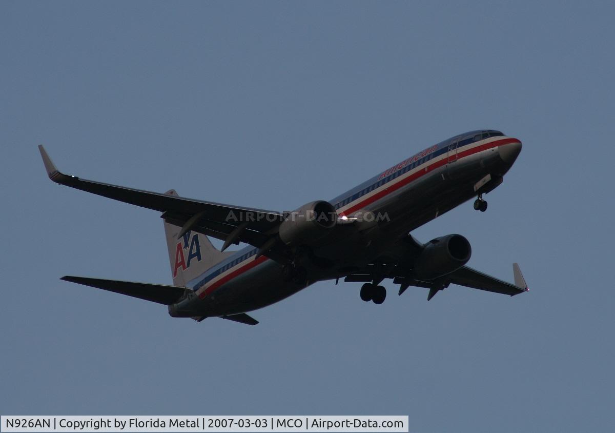 N926AN, 2000 Boeing 737-823 C/N 29527, American