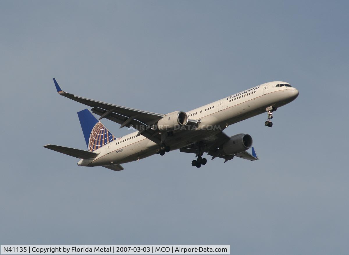 N41135, 1999 Boeing 757-224 C/N 29284, Continental