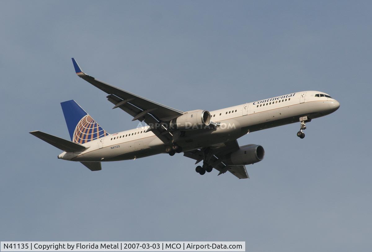 N41135, 1999 Boeing 757-224 C/N 29284, Continental