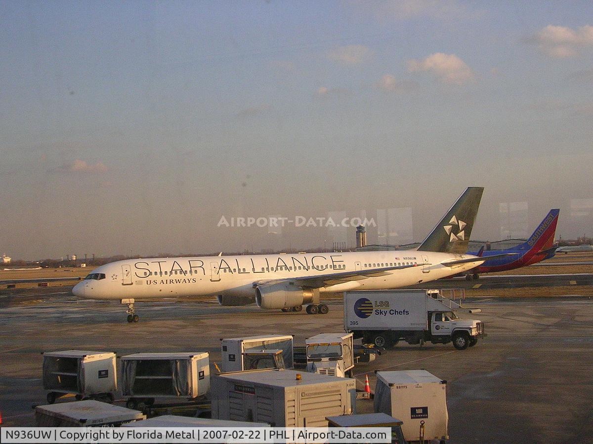 N936UW, 1994 Boeing 757-2B7 C/N 27244, US Airways