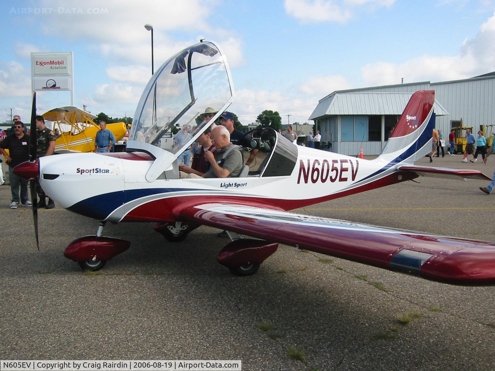 N605EV, 2006 Evektor-Aerotechnik SPORTSTAR C/N 2006 0605, EAA Light Sport Tour