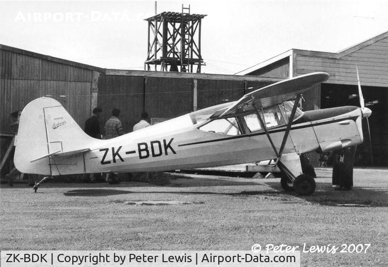 ZK-BDK, Auster J-5G Cirrus Autocar C/N 3070, Auster Autocar