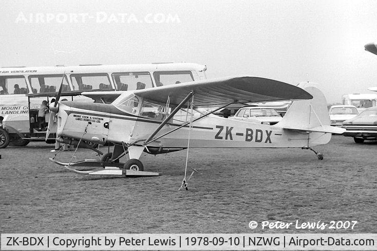 ZK-BDX, Auster J-1A Autocrat C/N 3122, Auster J1B Aiglet skiplane