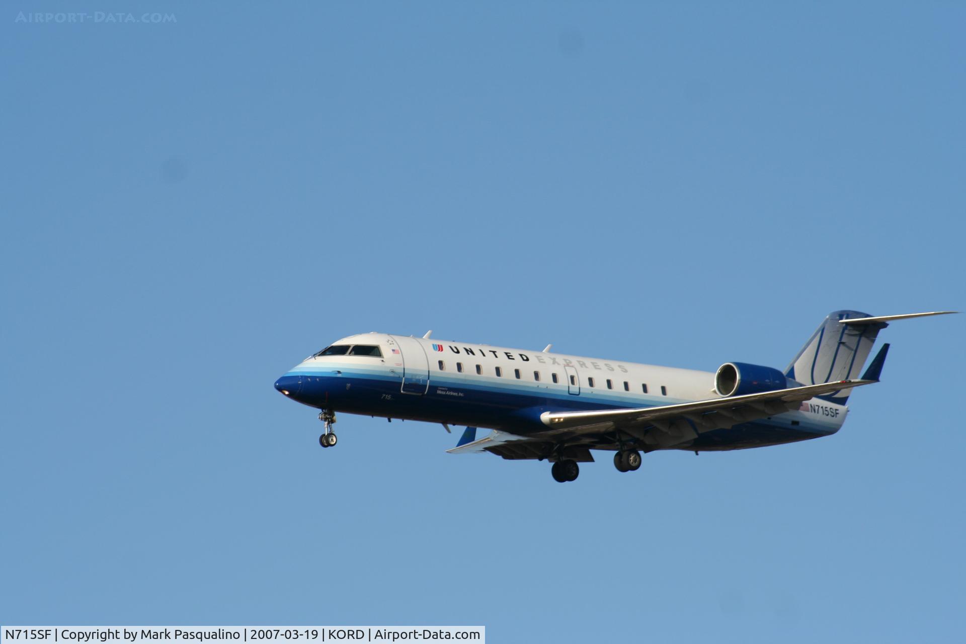 N715SF, 1996 Canadair CRJ-100LR (CL-600-2B19) C/N 7115, CL-600-2B19