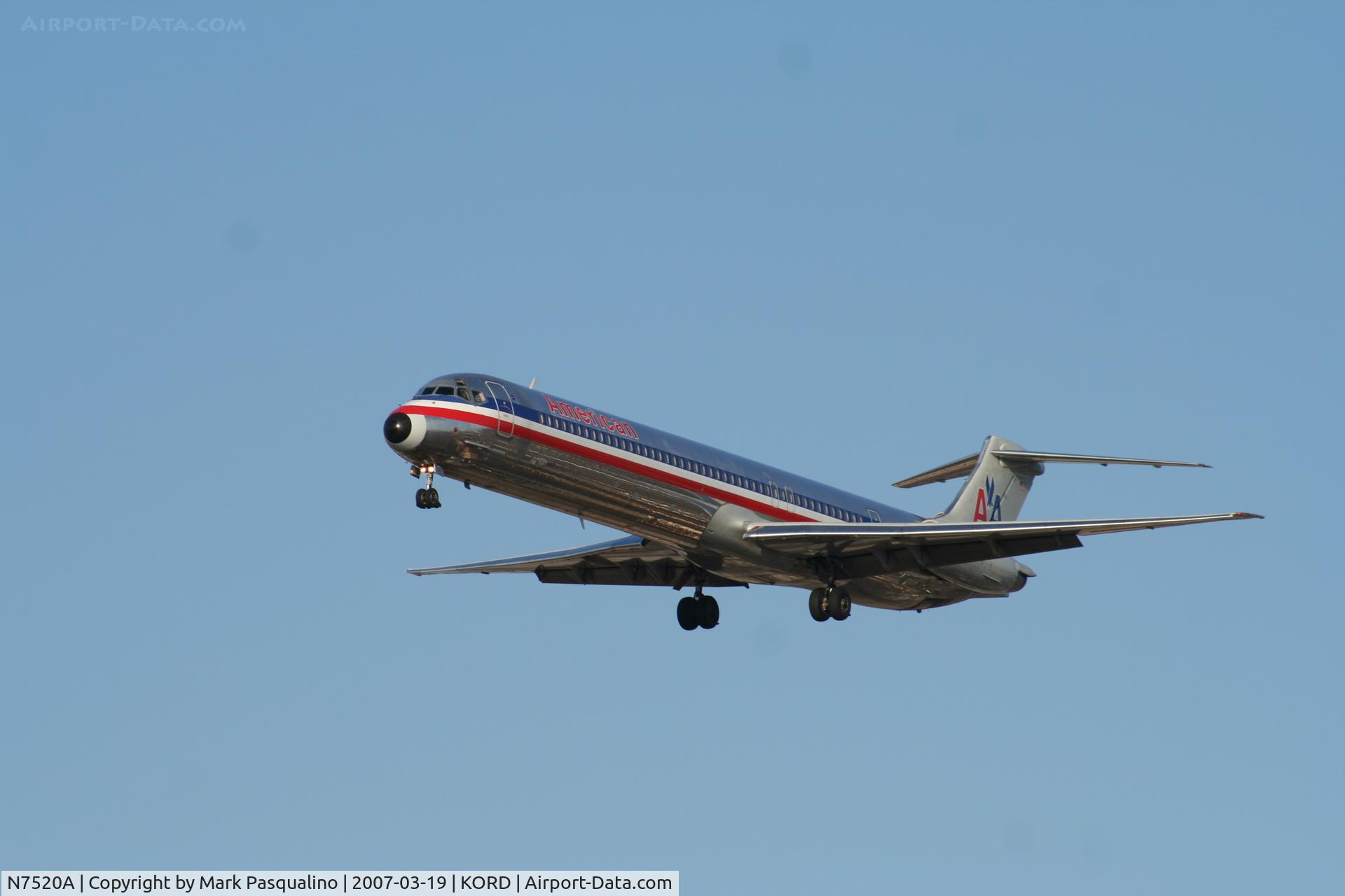 N7520A, 1990 McDonnell Douglas MD-82 (DC-9-82) C/N 49897, MD-82