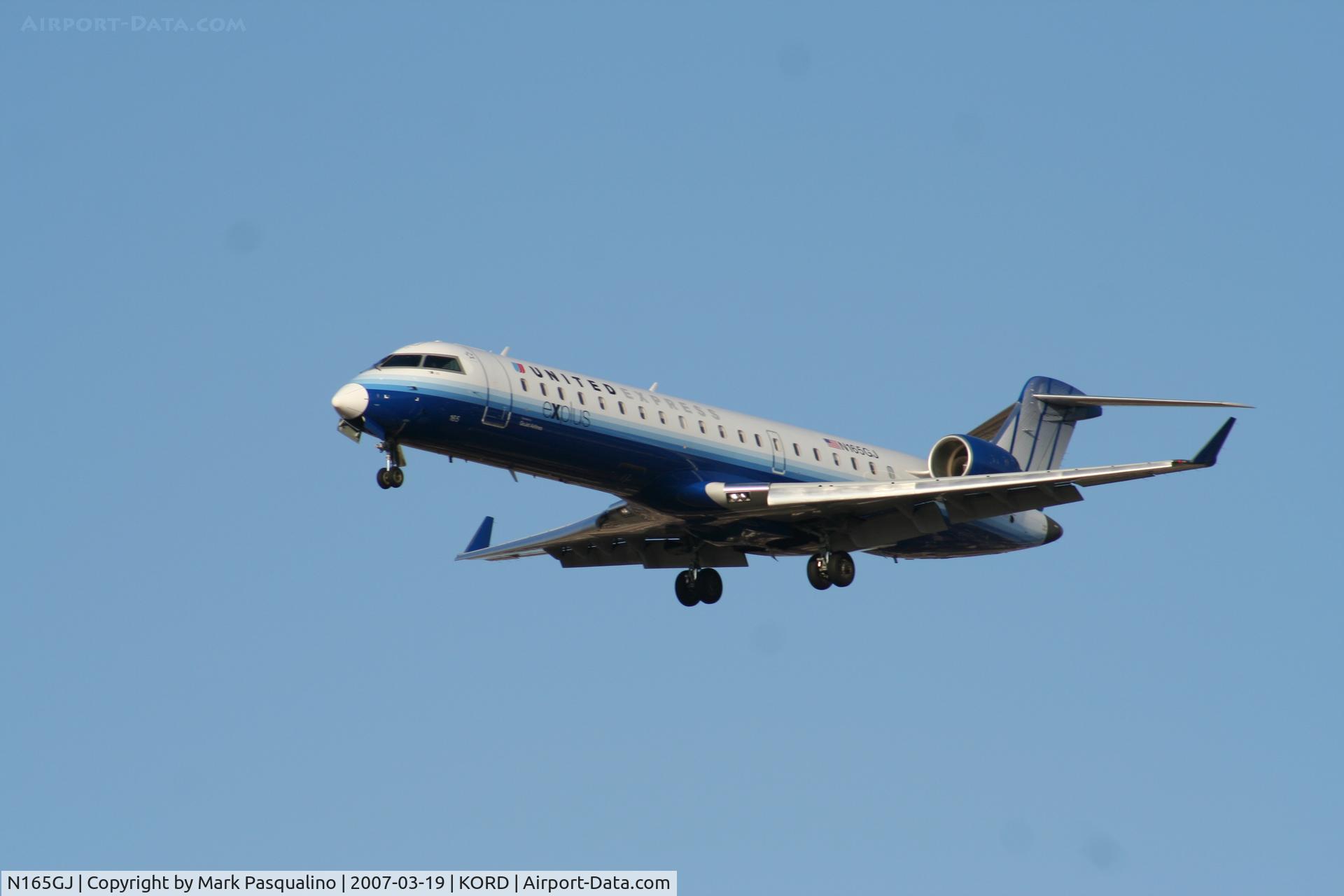 N165GJ, 2006 Bombardier CRJ-700 (CL-600-2C10) Regional Jet C/N 10257, CL-600-2C10