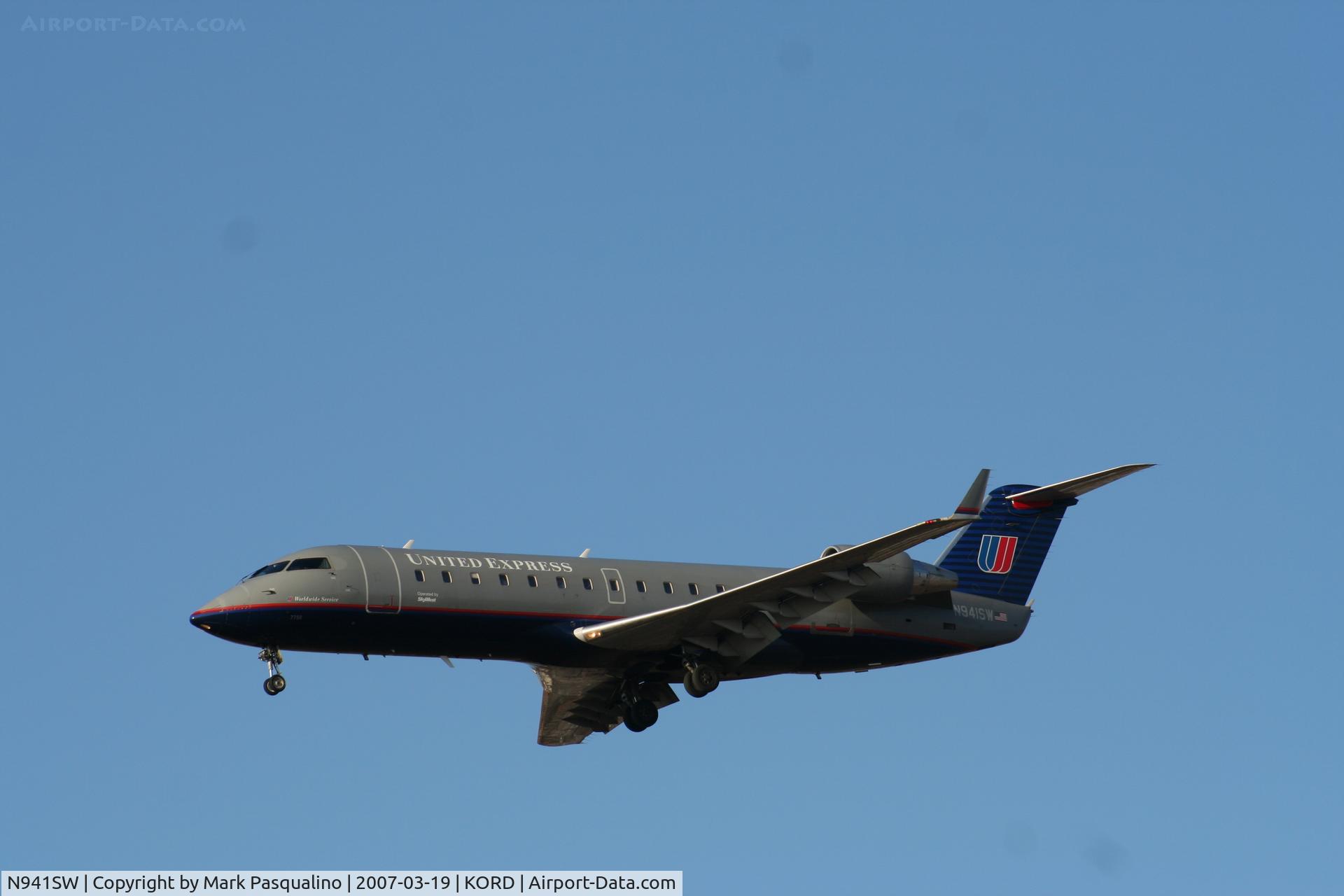 N941SW, 2003 Bombardier CRJ-200LR (CL-600-2B19) C/N 7750, CL-600-2B19