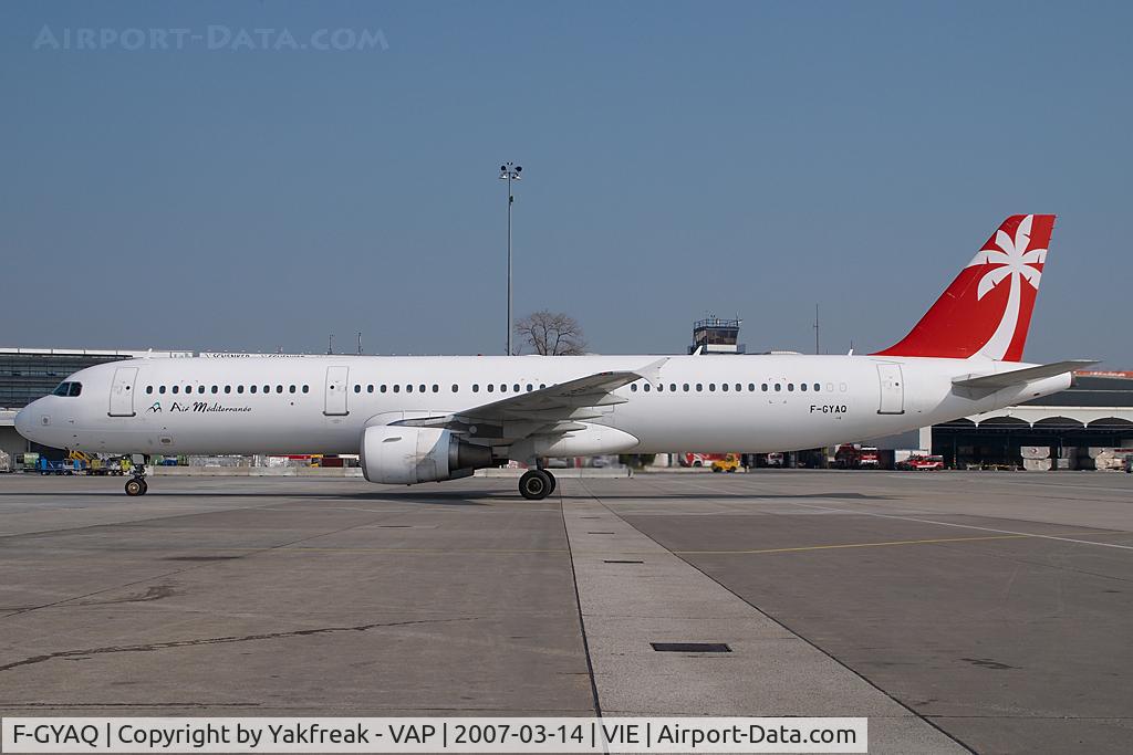 F-GYAQ, 1996 Airbus A321-211 C/N 827, Air Mediteranee Airbus A321