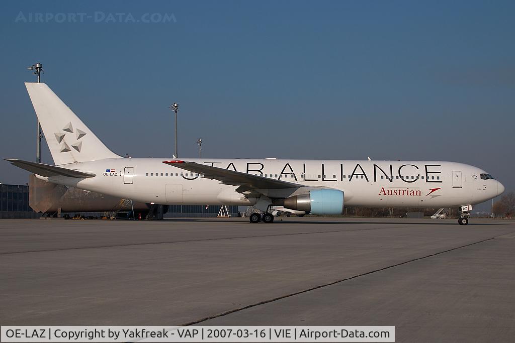 OE-LAZ, 1999 Boeing 767-3Z9 C/N 30331, Austrian AIrlines Boeing 767-300 in Star Alliance colros