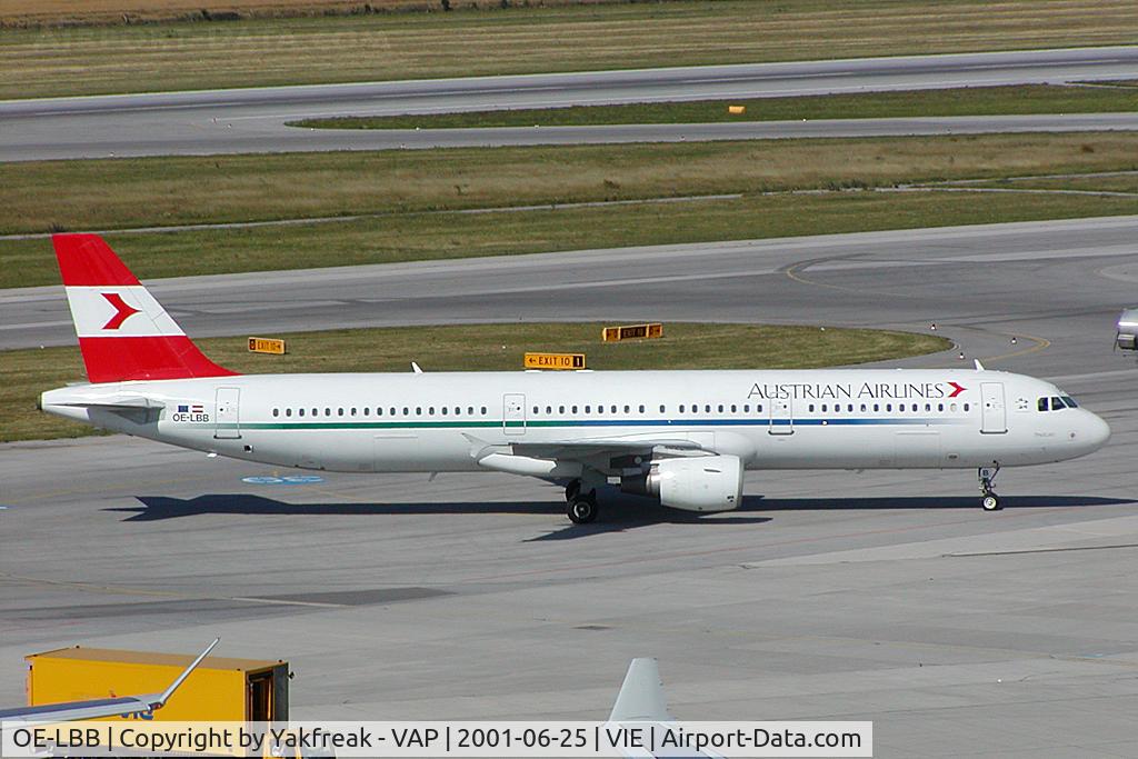 OE-LBB, 1995 Airbus A321-111 C/N 570, Austrian Airlines Airbus 321