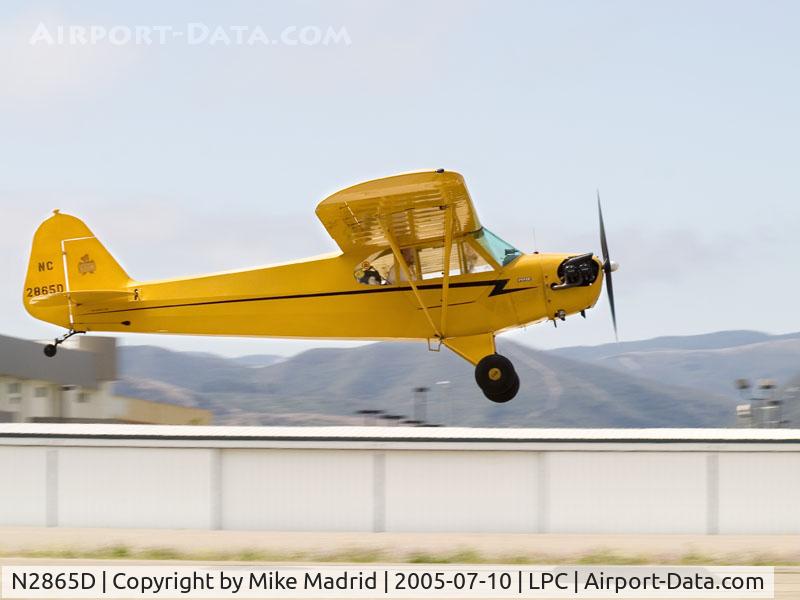 N2865D, 1961 Piper J3C-65 Cub C/N 13505, Cub Fly In Lompoc Calif 2005
