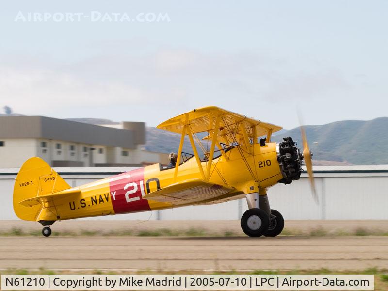 N61210, 1942 Boeing A75N1(PT17) C/N 75-6488, Cub Fly In Lompoc Calif 2005