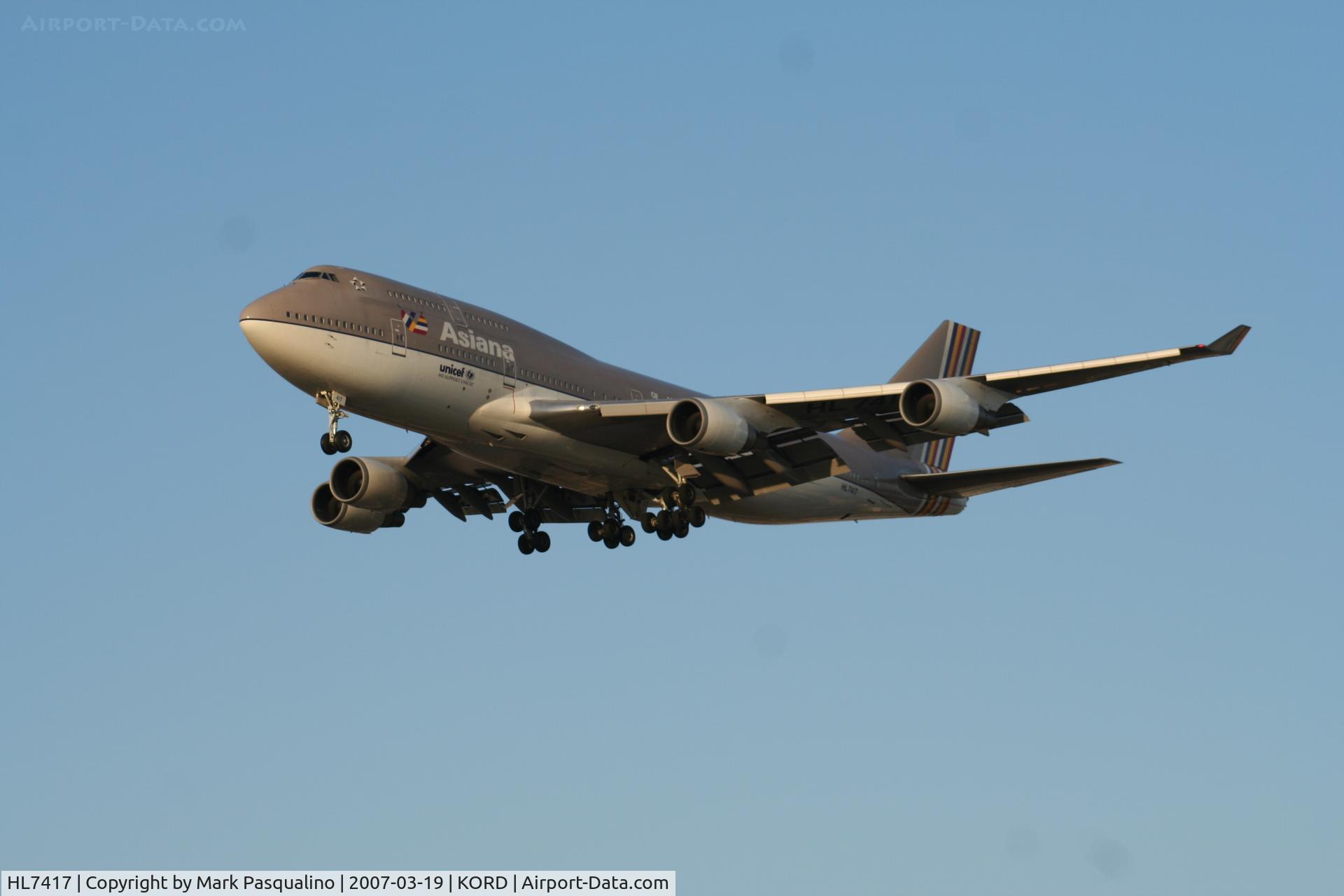 HL7417, 1993 Boeing 747-48EM(BDSF) C/N 25779, Boeing 747-400