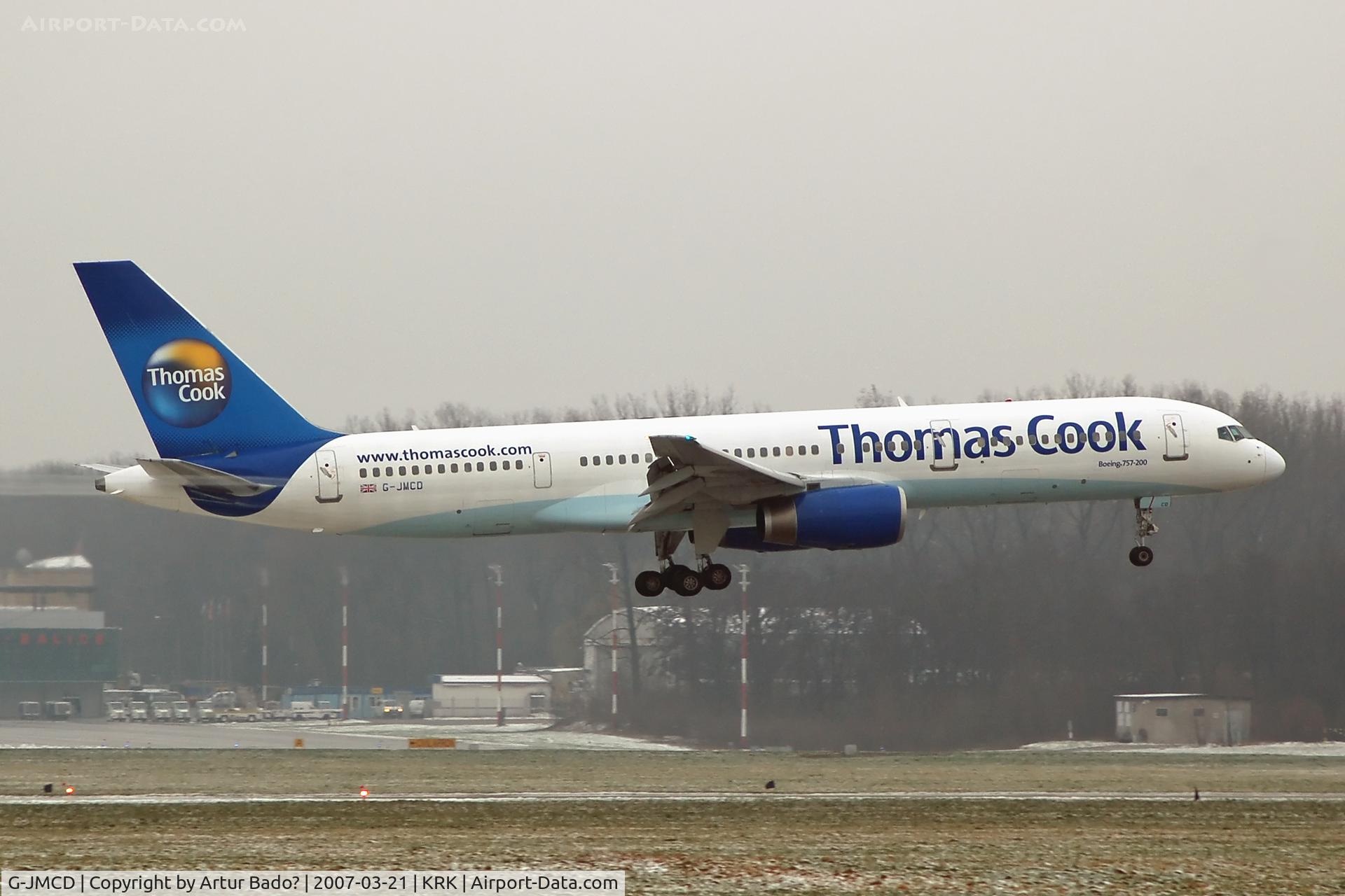 G-JMCD, 2000 Boeing 757-25F C/N 30757, Thomas Cook