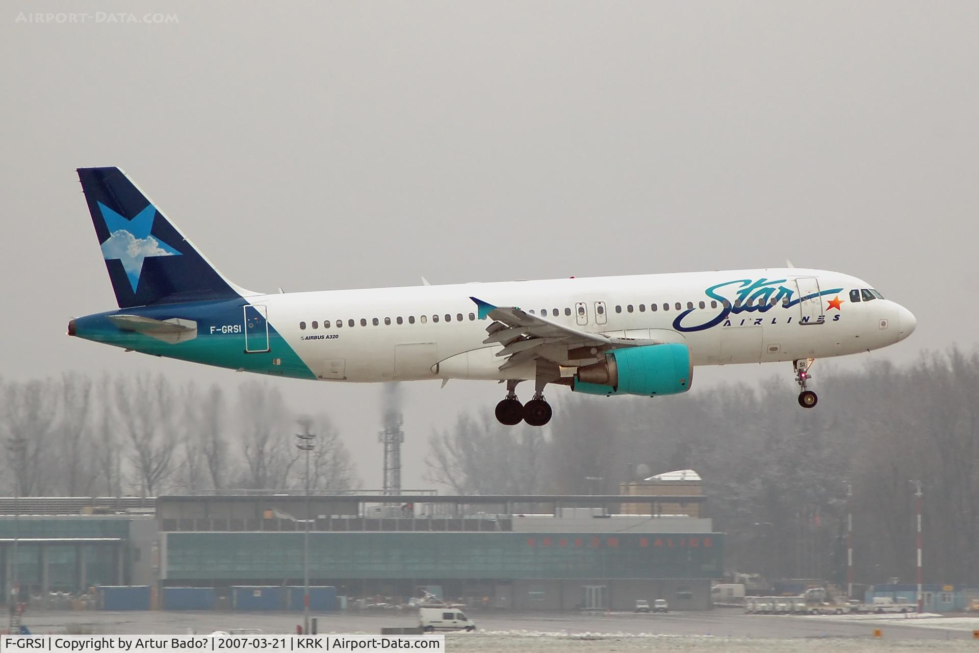 F-GRSI, 1999 Airbus A320-214 C/N 973, Star Airlines