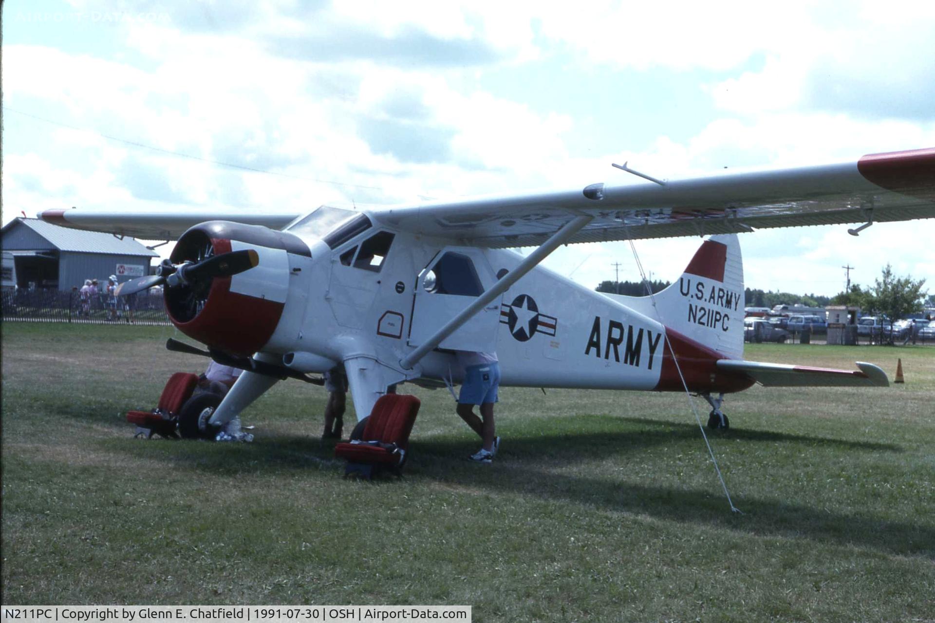 N211PC, De Havilland Canada DHC-2 Beaver Mk.I C/N 1428, U-6A 60-3528, EAA fly in