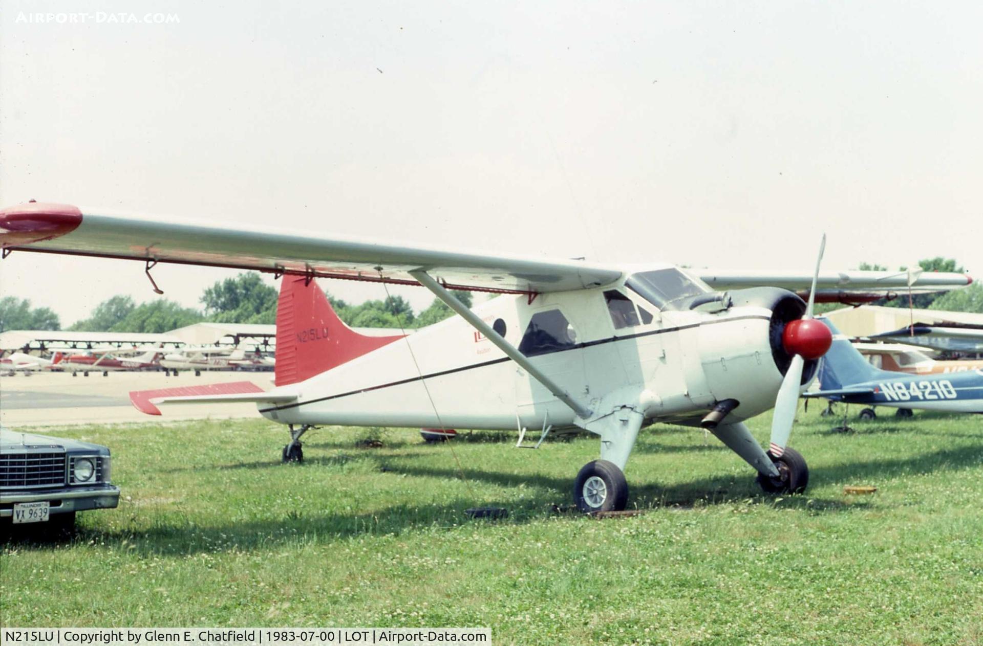 N215LU, De Havilland Canada U-6A Beaver C/N 1158/1738, L-6A 56-4425 when still at Lewis University