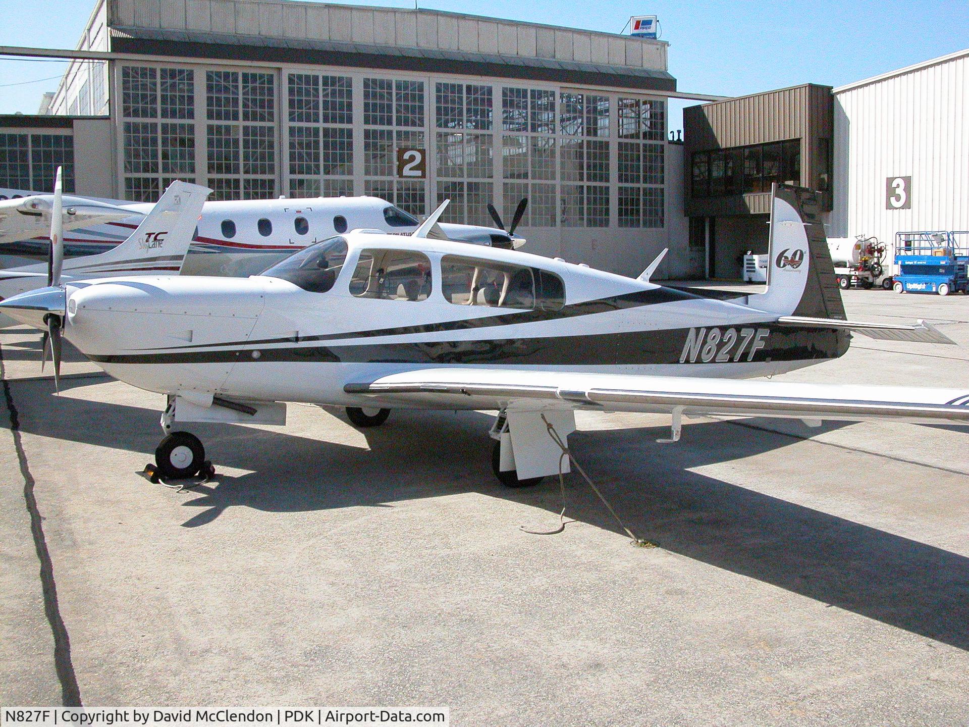 N827F, 2006 Mooney M20R Ovation C/N 29-0424, nice ovation 2 50th anniverary addition