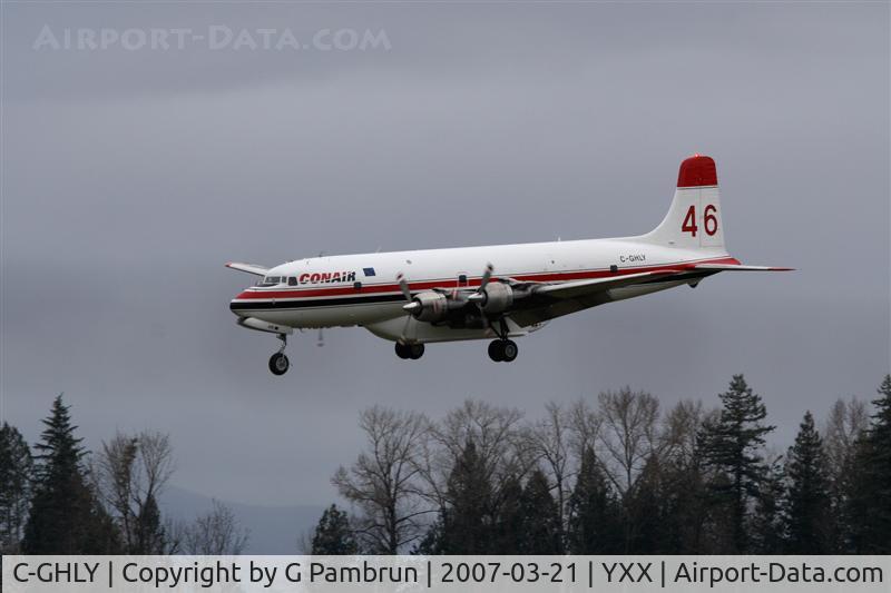 C-GHLY, 1958 Douglas DC-6B (C-118) C/N 45501, 1958 Douglas DC-6B