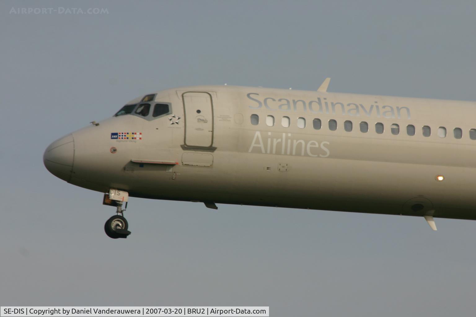 SE-DIS, 1991 McDonnell Douglas MD-81 (DC-9-81) C/N 53006, arival of SIGMUND VIKING
