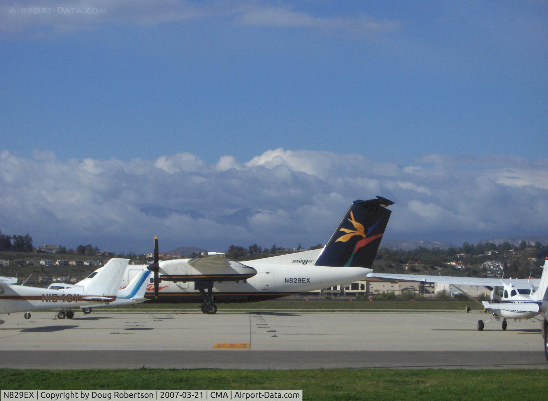 N829EX, 1989 De Havilland Canada DHC-8-103 Dash 8 C/N 146, 1989 DeHavilland (Canada) DHC-8-103 DASH-8, two P&W (Canada) PW121 Turboprops 2,150 shp each