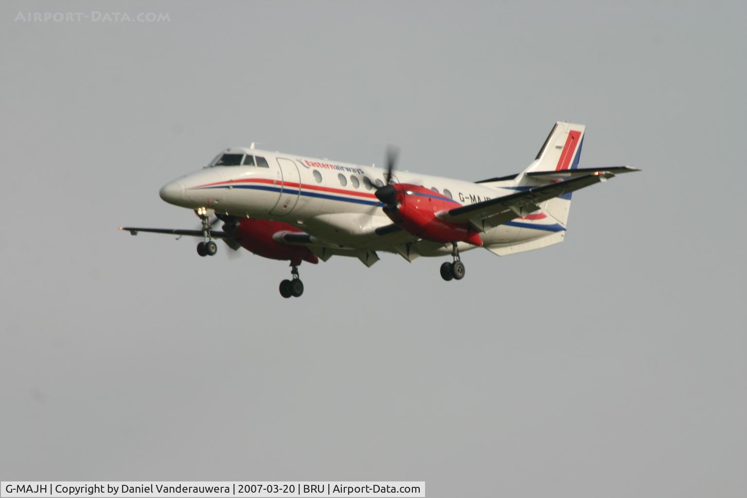 G-MAJH, 1993 British Aerospace Jetstream 41 C/N 41010, arrival of flight T3 4471