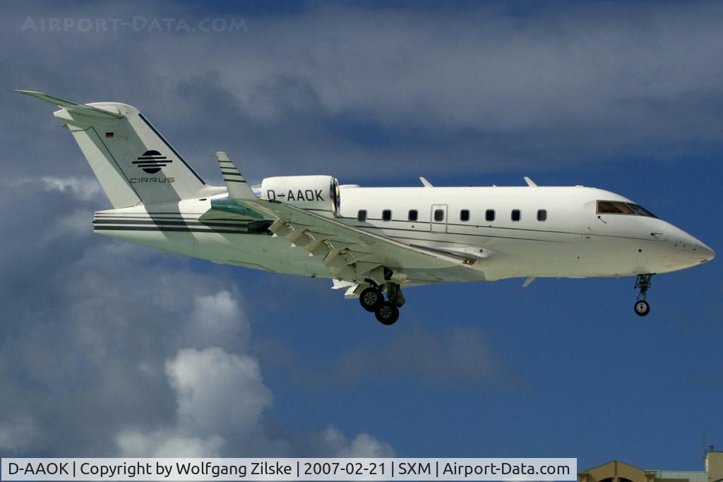 D-AAOK, 2004 Bombardier Challenger 604 (CL-600-2B16) C/N 5585, visitor