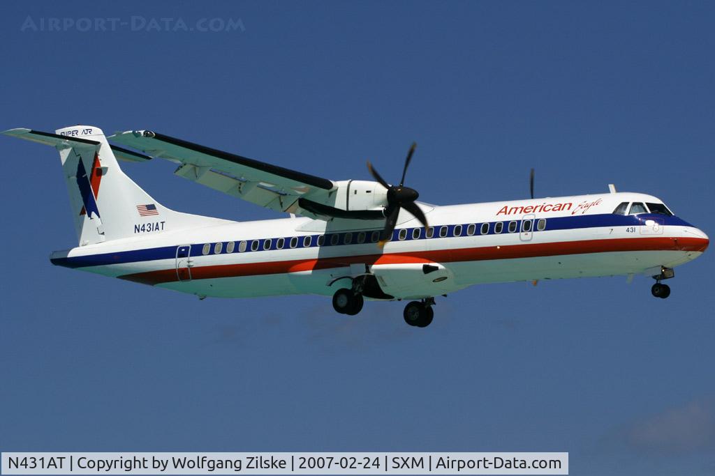 N431AT, 1994 ATR 72-212 C/N 431, visitor