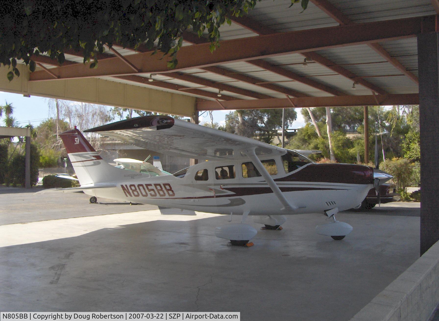 N805BB, 2007 Cessna T206H TC Turbo Stationair C/N T20608722, 2007 Cessna T206H TURBO STATIONAIR TC, Lycoming TIO-540-AJ1A 310 Hp