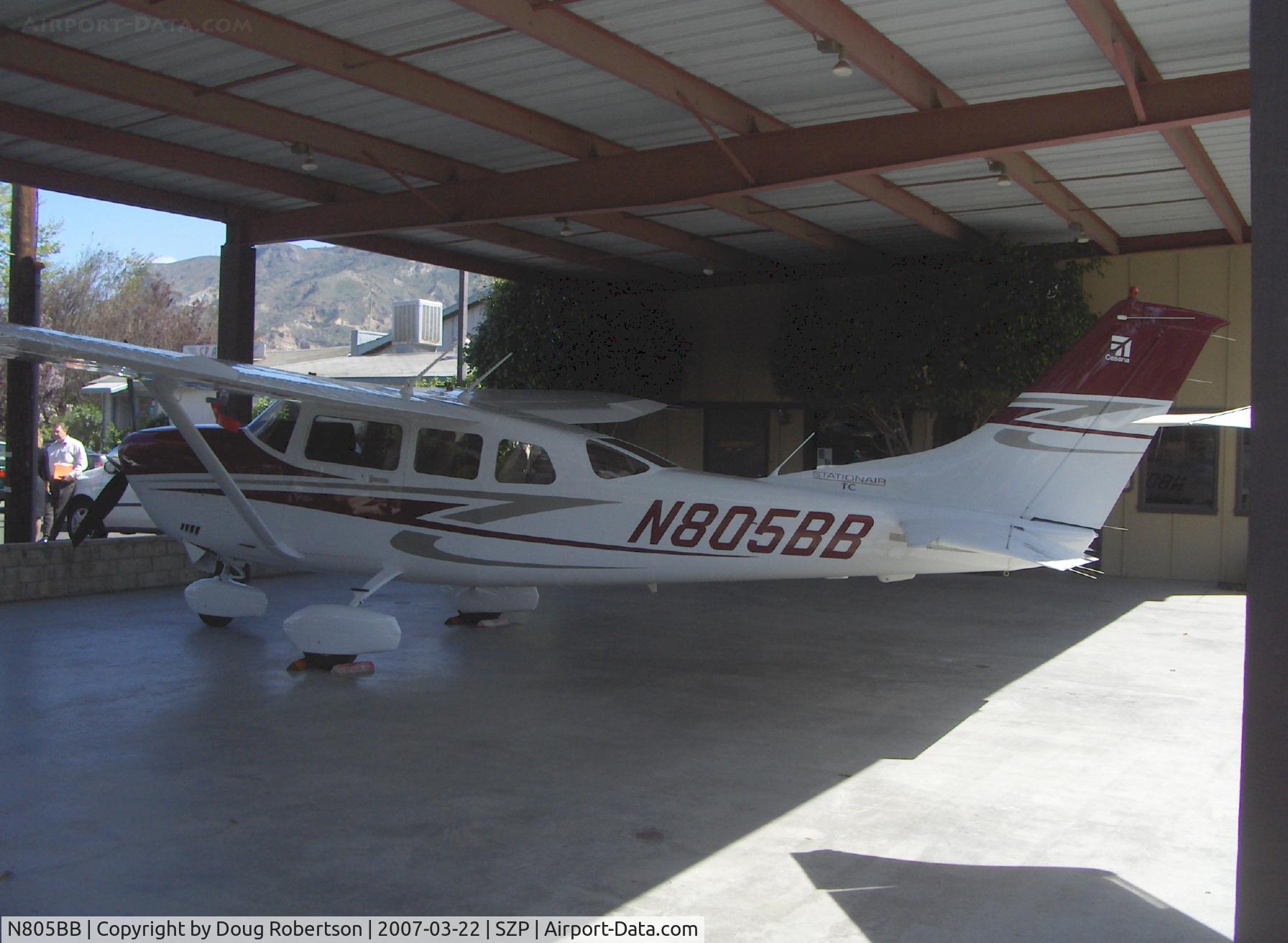 N805BB, 2007 Cessna T206H TC Turbo Stationair C/N T20608722, 2007 Cessna T206H TURBO STATIONAIR TC, Lycoming TIO-540-AJ1A 310 Hp