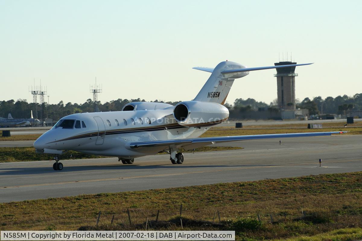 N585M, 1999 Cessna 750 Citation X C/N 750-0096, Menard