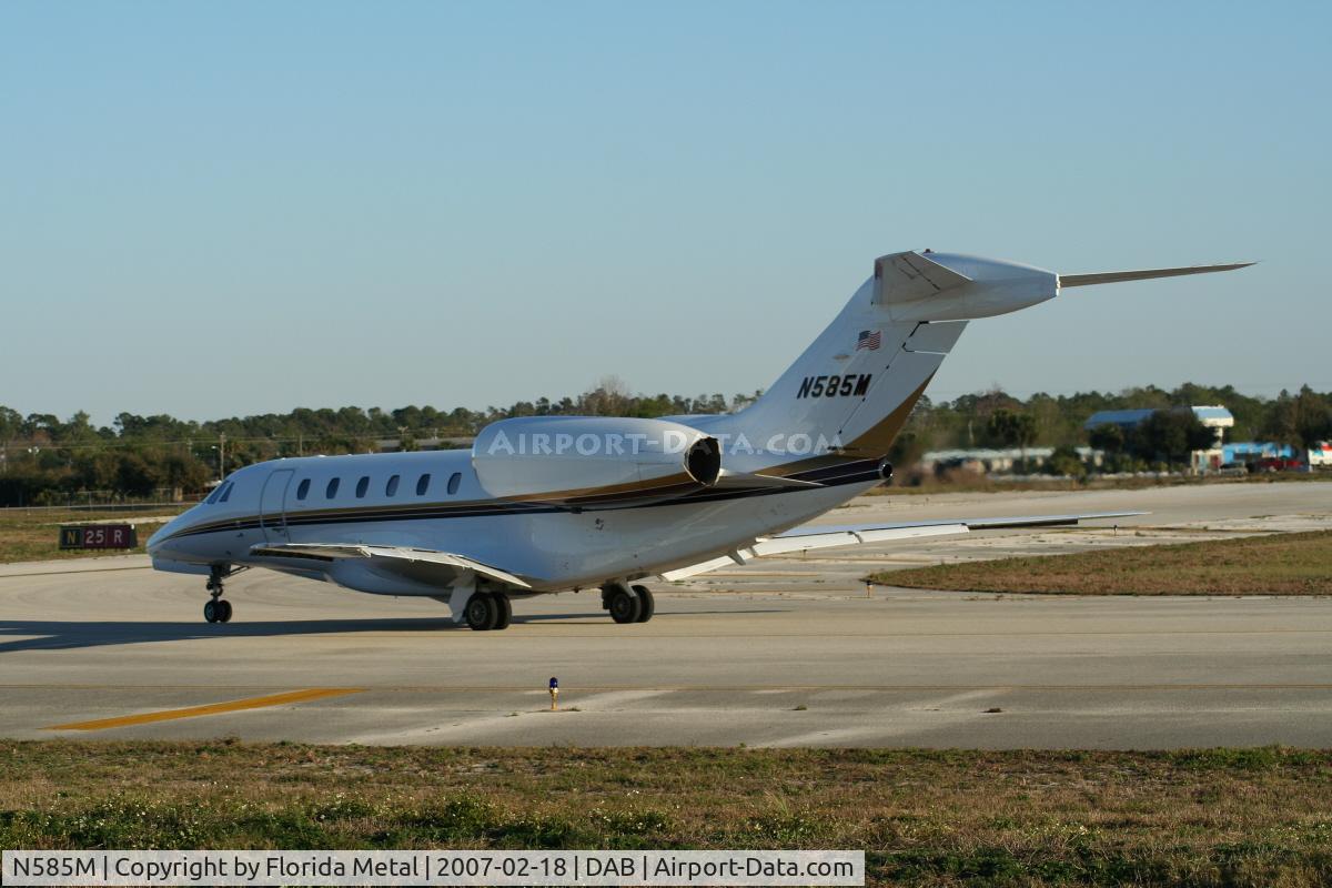 N585M, 1999 Cessna 750 Citation X C/N 750-0096, Paul Menard