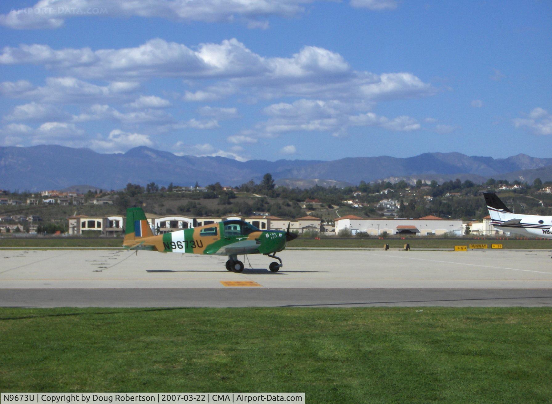 N9673U, Grumman American AA-1C Lynx C/N AA1C0092, 1977 Grumman American AA-1C T-CAT, Lycoming O-235-L2C 115 Hp