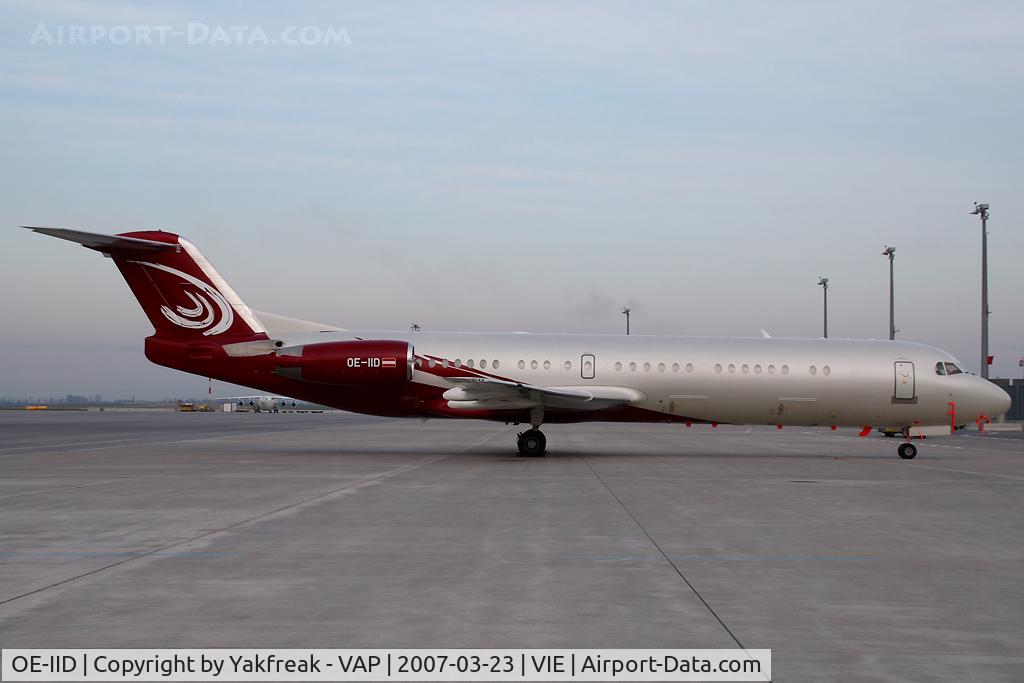 OE-IID, 1991 Fokker 100 (F-28-0100) C/N 11368, International Jet Management Fokker 100