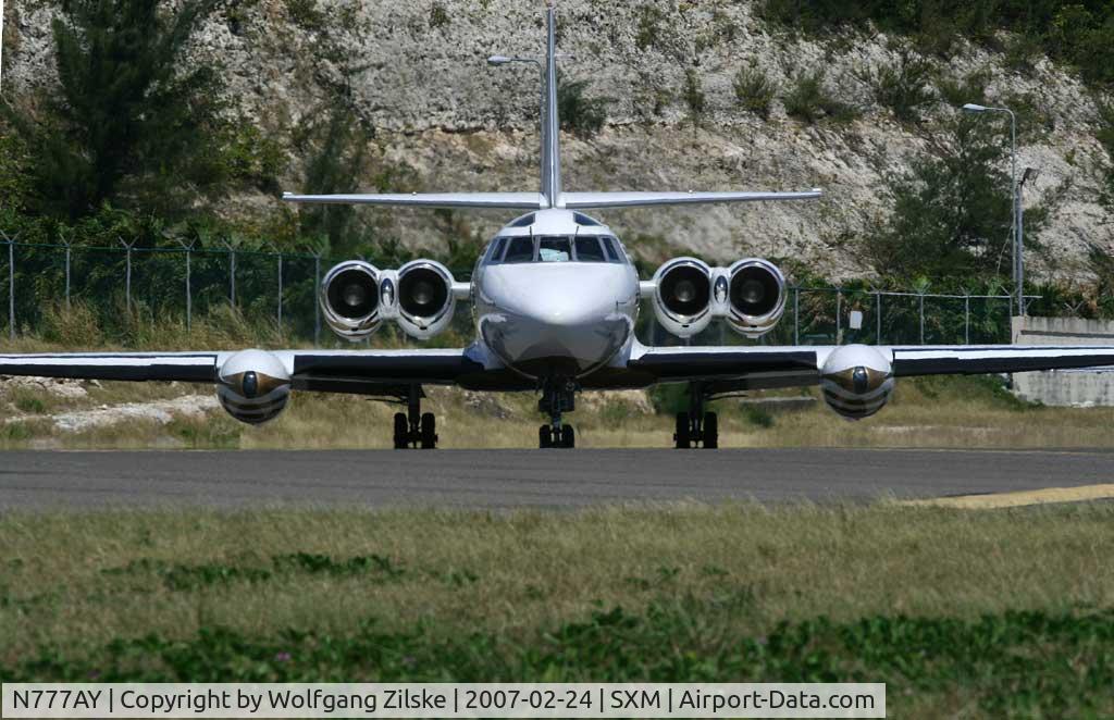 N777AY, 1976 Lockheed L-1329-25 Jetstar II C/N 5201, visitor
