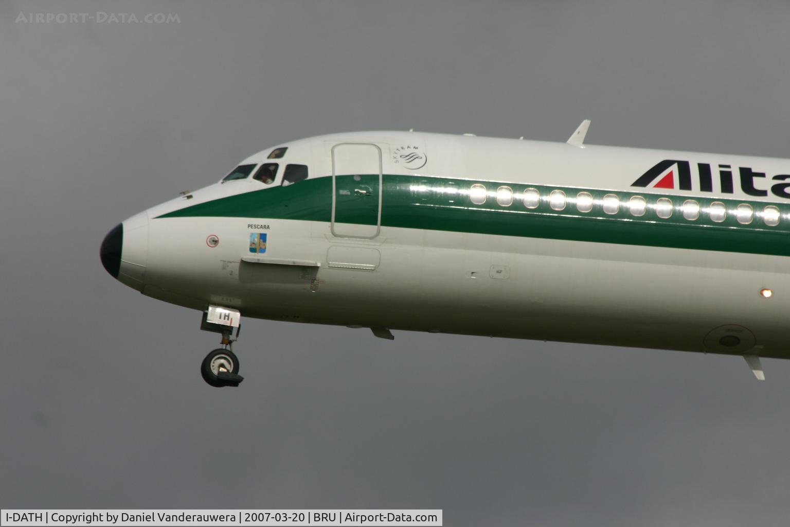 I-DATH, 1994 McDonnell Douglas MD-82 (DC-9-82) C/N 53226, arrival of PESCARA