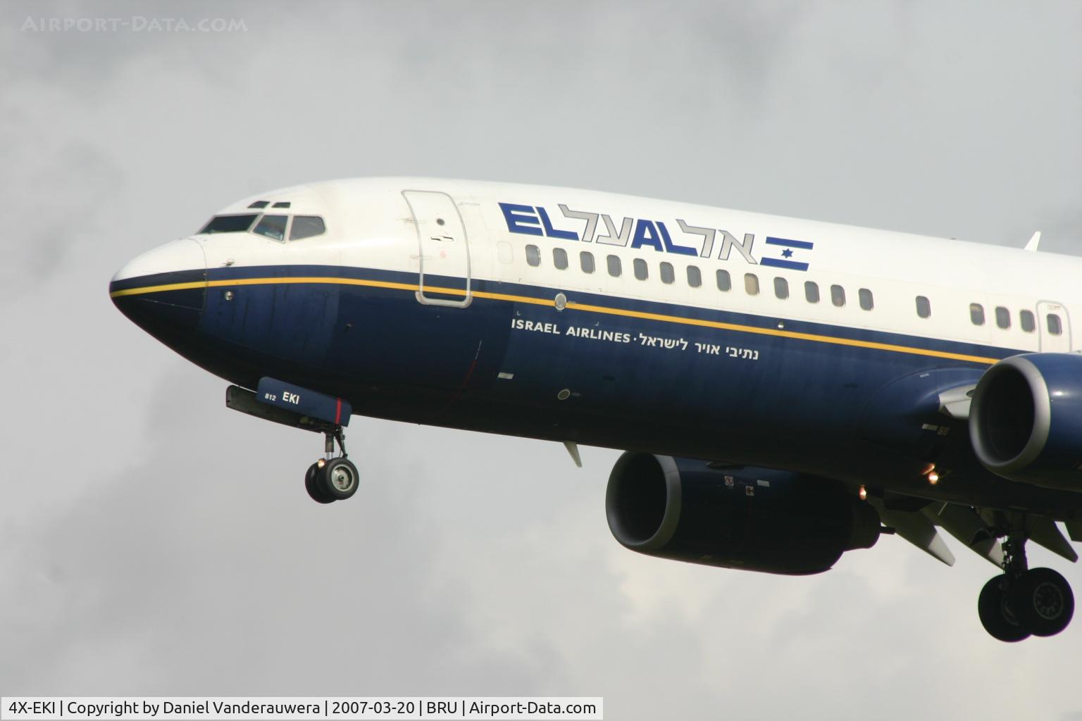 4X-EKI, 1999 Boeing 737-86N C/N 28587, arrival of flight LY331