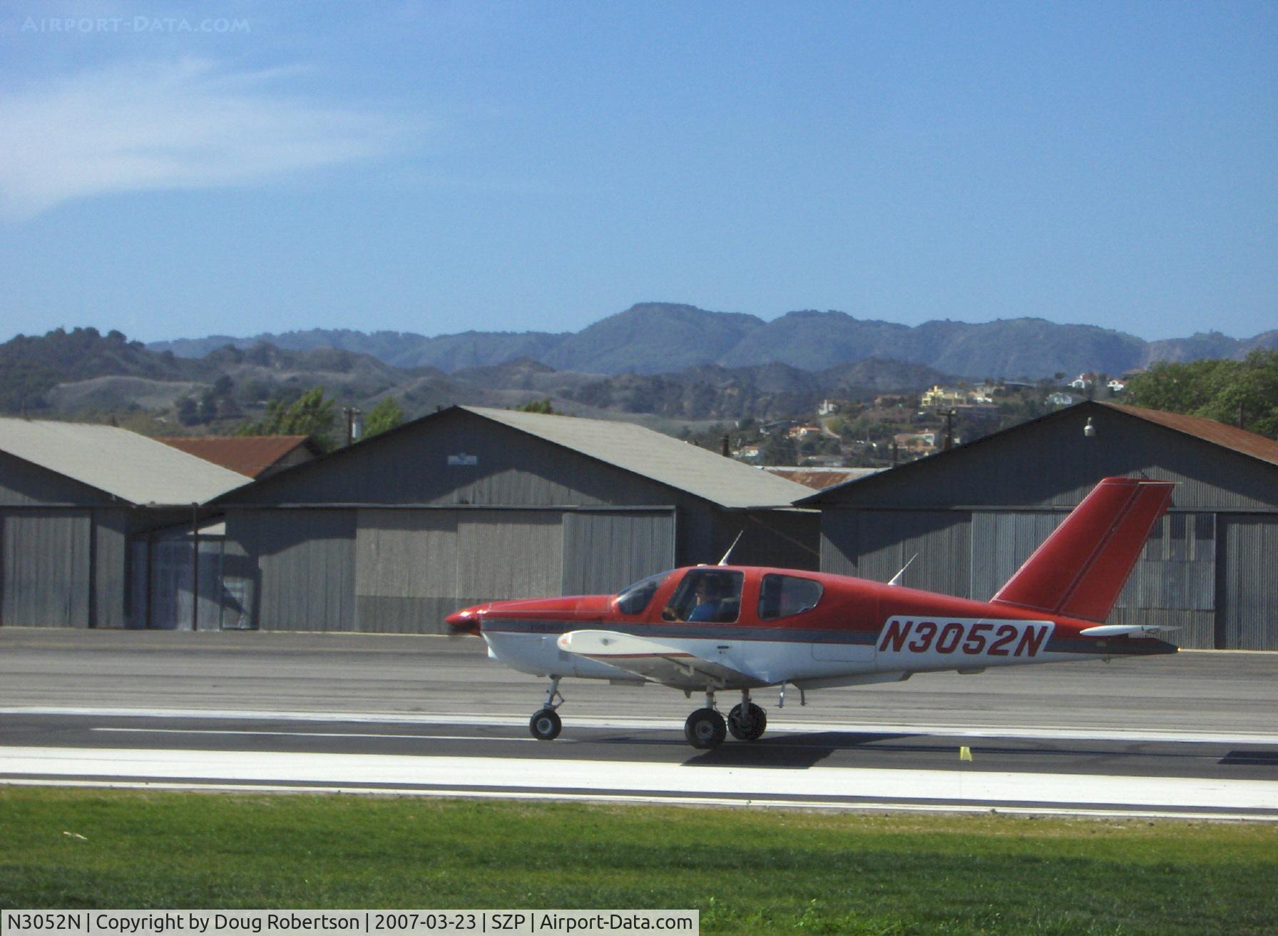 N3052N, Socata TB-200 Tobago XL C/N 1564, 1993 SOCATA TB200 TOBAGO XL, Lycoming IO-360 A&C, landing roll rwy 22