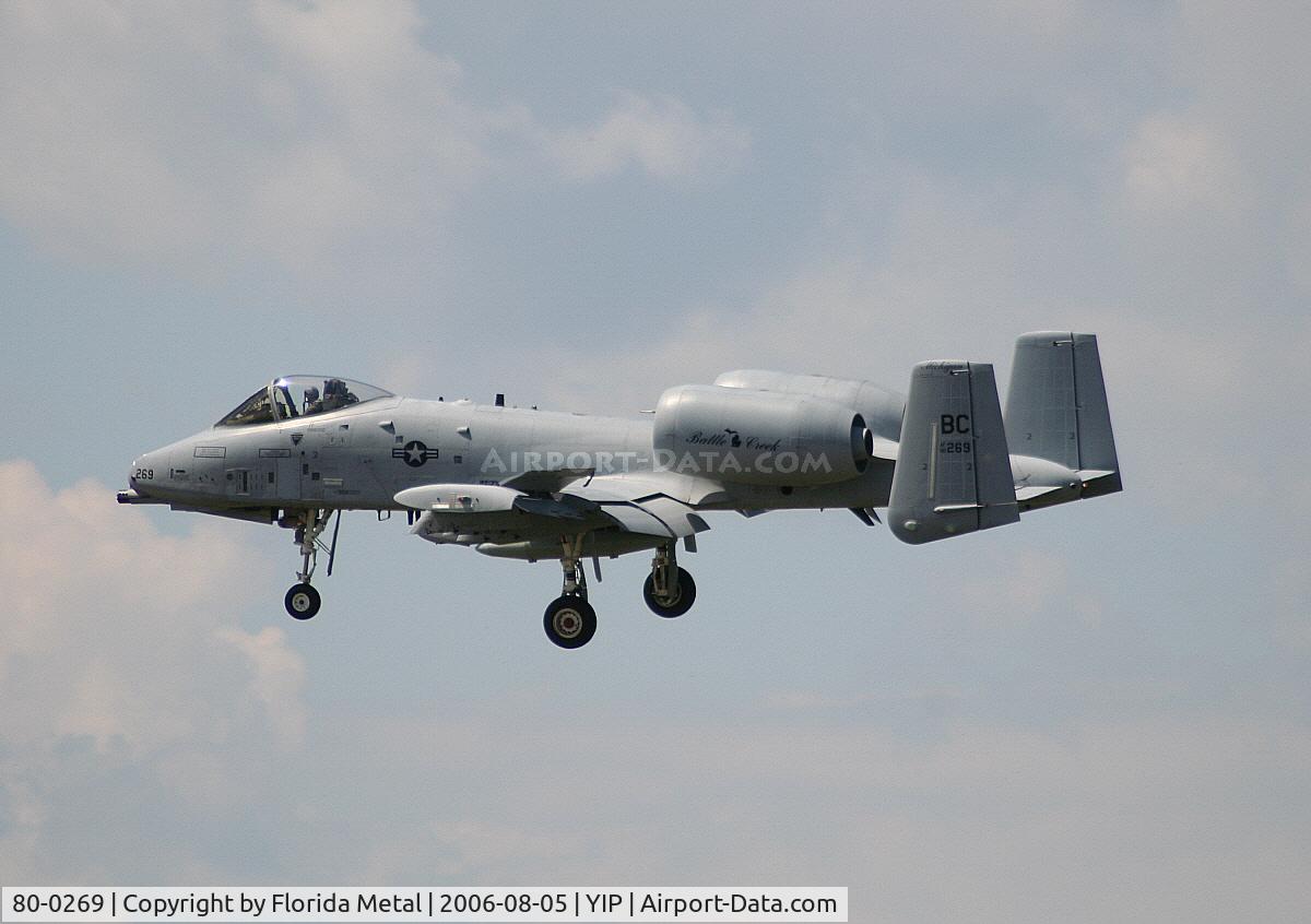 80-0269, 1980 Fairchild Republic A-10A Thunderbolt II C/N A10-0619, A-10