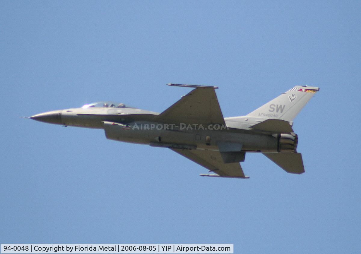 94-0048, 1994 Lockheed F-16C Fighting Falcon C/N CC-200, F-16