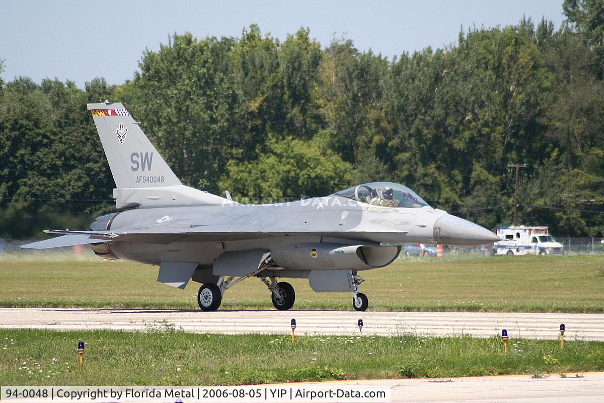 94-0048, 1994 Lockheed F-16C Fighting Falcon C/N CC-200, F-16