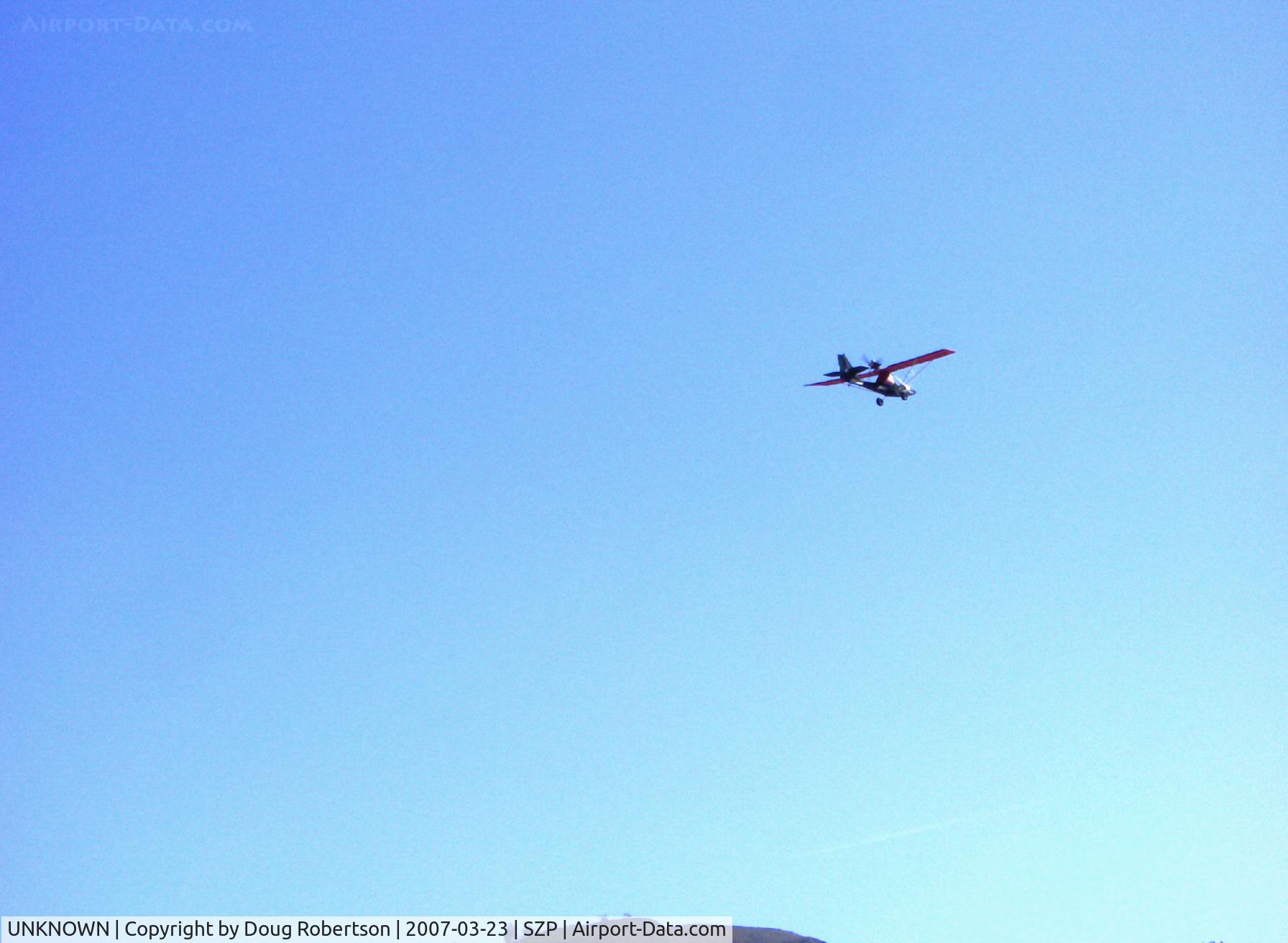 UNKNOWN, Advanced Aviation Carrera Ultralight C/N Unknown, Advanced Aviation CARRERA Ultralight, Rotax 503 2 cylinder 2 stroke 52 Hp pusher, departure climb enroute to CMA home field