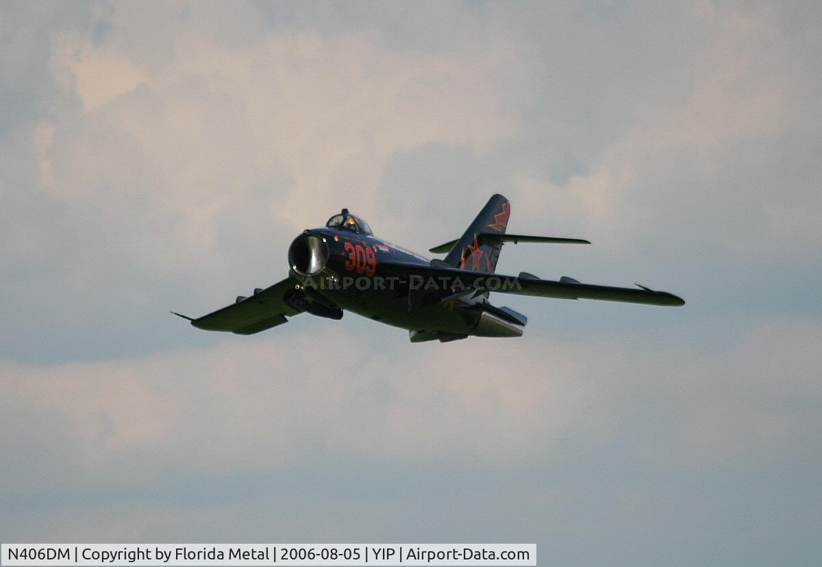 N406DM, 1957 Mikoyan-Gurevich MiG-17T C/N 0613, Mig-17