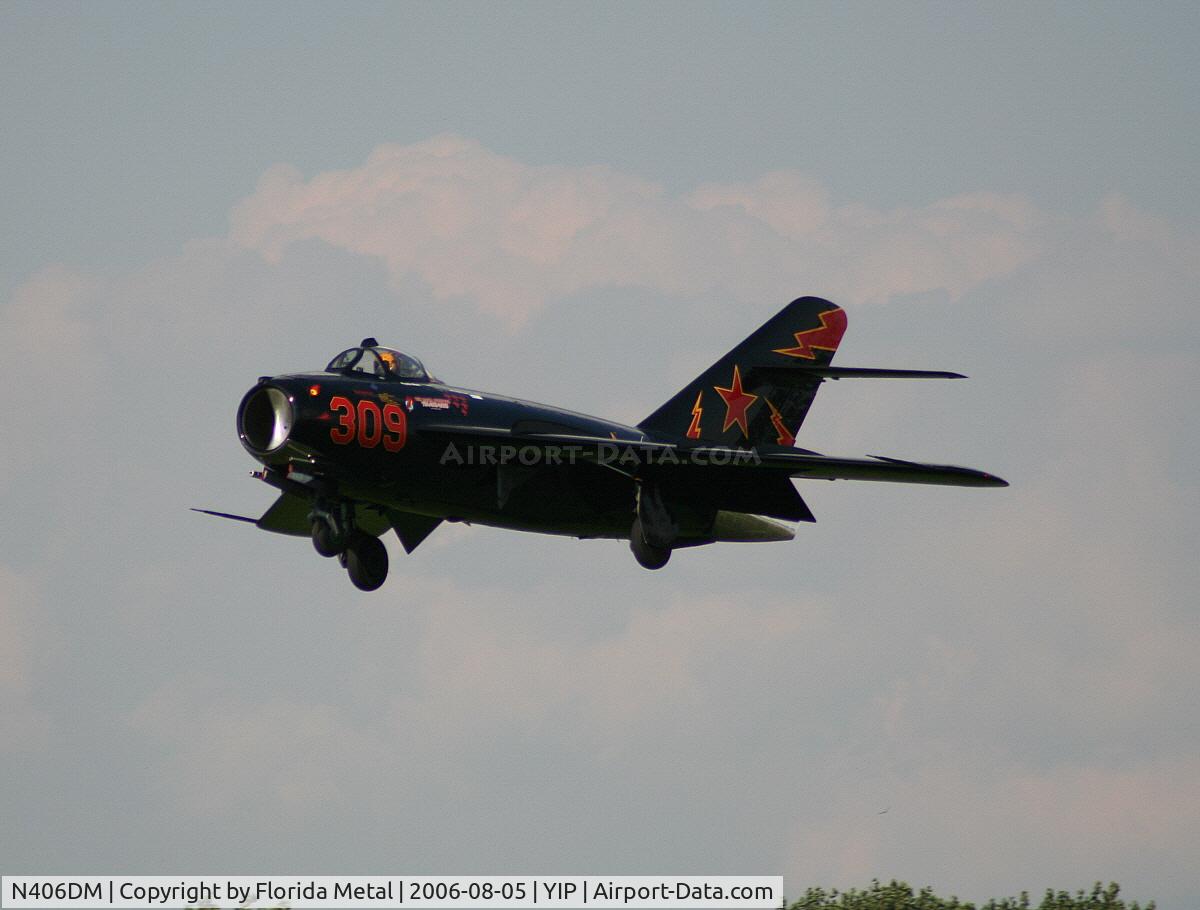 N406DM, 1957 Mikoyan-Gurevich MiG-17T C/N 0613, Mig-17