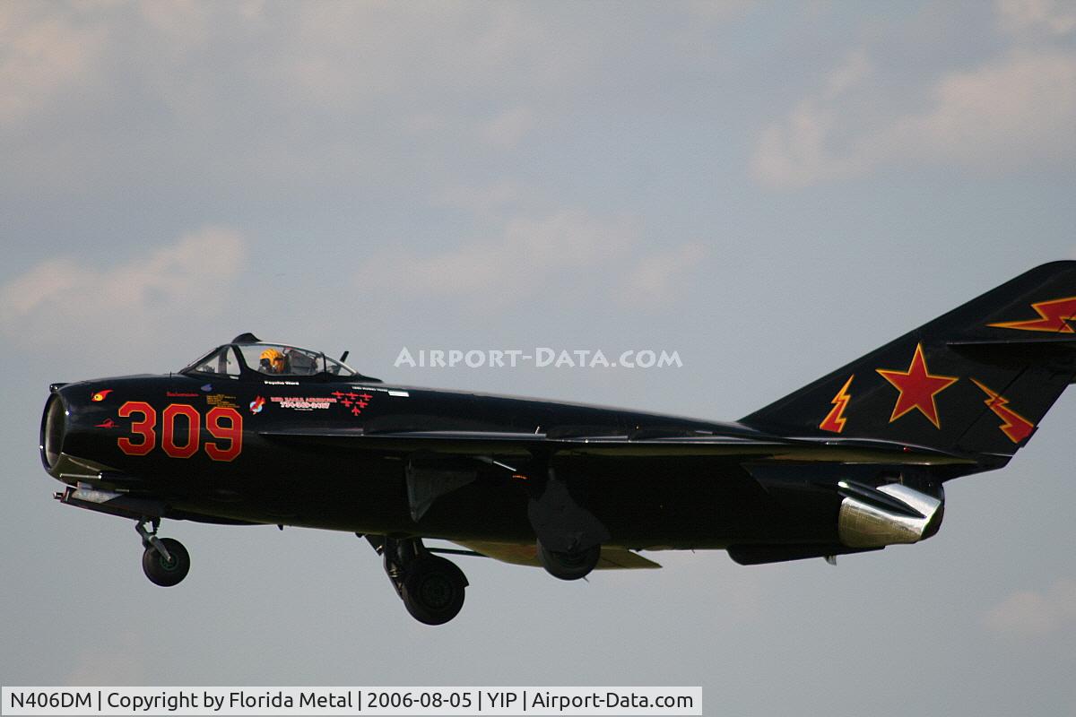 N406DM, 1957 Mikoyan-Gurevich MiG-17T C/N 0613, Mig-17