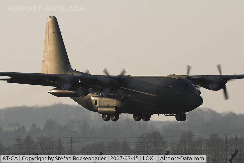 8T-CA, 1967 Lockheed C-130K Hercules C.1 C/N 382-4198, A very fast landing.
