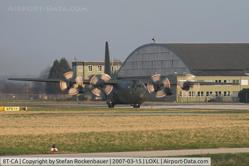 8T-CA, 1967 Lockheed C-130K Hercules C.1 C/N 382-4198, Taxiing to parking position.