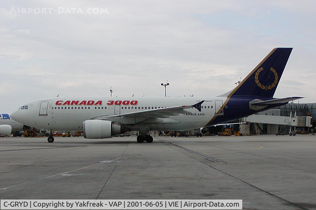 C-GRYD, 1987 Airbus A310-304 C/N 435, Canada 3000 AIrbus 310-300